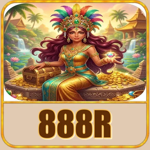 Beranda aplikasi 888r setelah terbuka